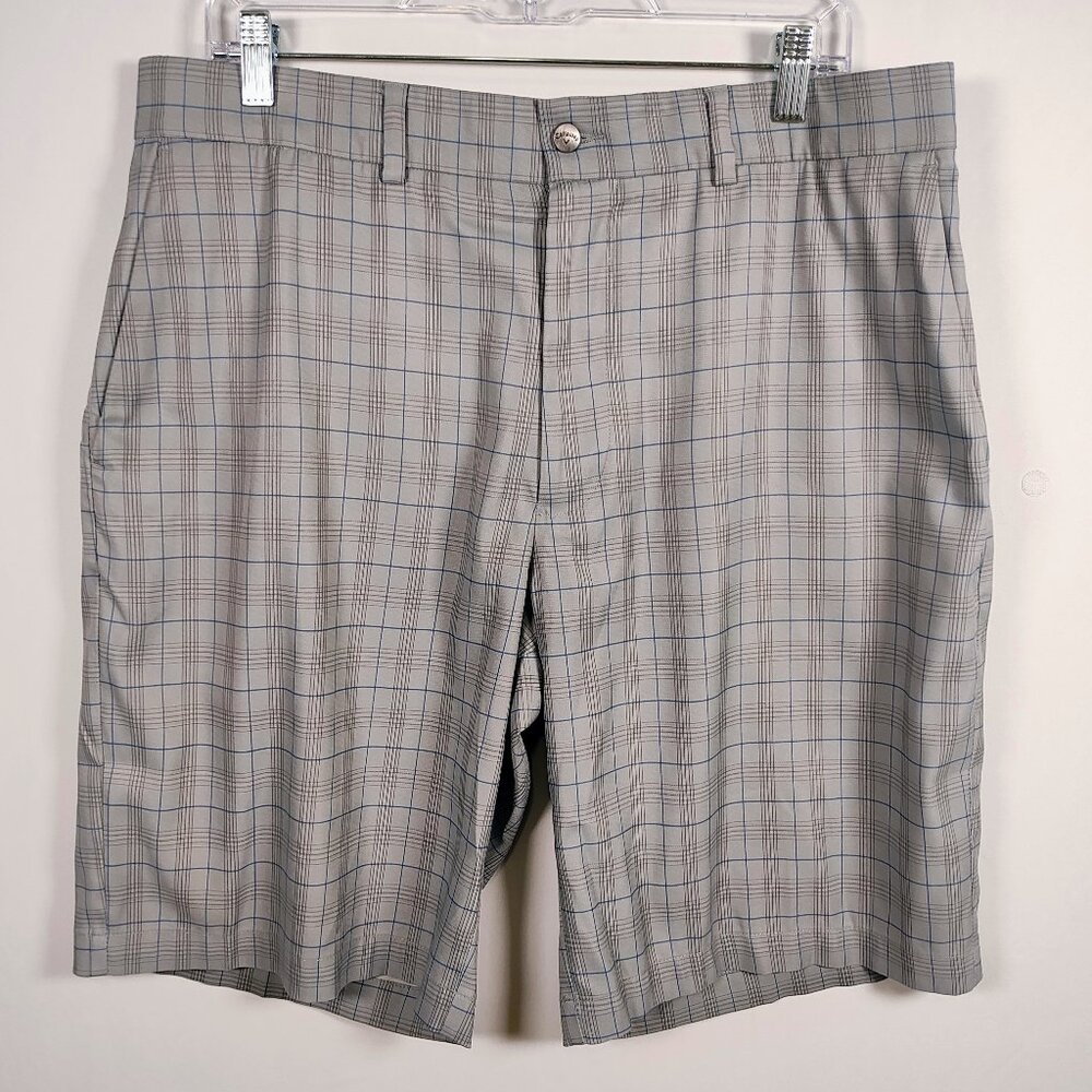 Callaway‎ Plaid Golf Shorts Men’s Size 36 Gray
